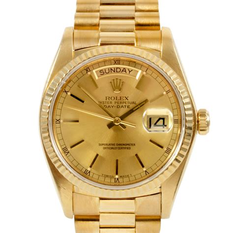 Vendesi Rolex Daydate 18K Yellow Gold Vintage 1980s